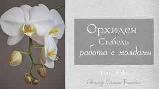 МК стебель орхидеи / DIY Handmade Phalaenopsis / Орхидея из фоамирана