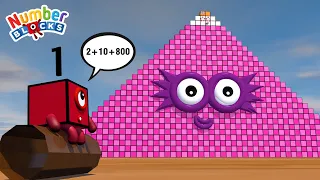 Numberblocks Step Squad PYRAMIDS 1 to 812 - The Amazing Step Squad Numberblocks