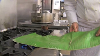 How to BBQ Crab Meat on Banana Leaf by Chef Robert Del Grande