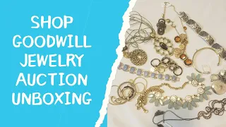 Shop Goodwill Jewelry Auction Unboxing for Resale - I got some great pieces!