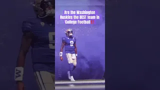 Are the Washington Huskies the BEST team in College Football…and do they have the Heisman winner🤔