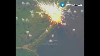 Удар Смерча по украинской ЗРК С 300. A tornado strike on the Ukrainian S-300 air defense system.