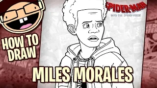 How to Draw MILES MORALES (Spider-Man: Into the Spider-Verse) | Narrated Easy Step-by-Step Tutorial