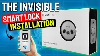 Level Lock The Invisible Smart Lock - Unboxing & Install with HomeKit Hub