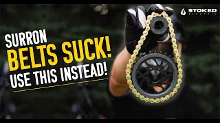 Sick of Blowing Belts On Your Surron? | The Warp 9 Chain Drive Conversion Kit!