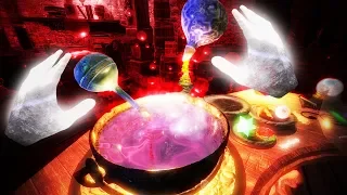 Making Potions and Casting Spells in VR! - Waltz of the Wizard Gameplay - VR HTC Vive