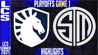 TL vs TSM Highlights Game 1 | LCS Summer Playoffs Round 2 | Team Liquid vs Team Solomid