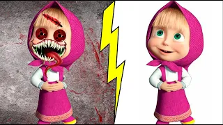 Masha And The Bear Horror Version Art 2020 | ماشا والدب | masha y el oso | halloween |scary | bhoot