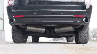 Overfinch Range Rover 4.2 Euro2 Custom Exhaust in motion