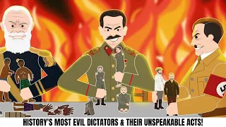 History's Most Evil Dictators & Their Unspeakable Acts!😱😈🌍#evilleaders weird history history channel