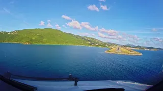 St. Thomas - STT - Full Approach (Boeing 737 Cockpit View)