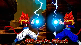 DRAGON BALL FighterZ  - What Happens if Same Ultimates Clash ? All Super Ultimate Attacks Clash 4K