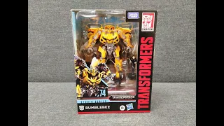 Обзор трансформера Bumblebee - Deluxe - Studio Series 74 - Hasbro Takara Tomy. Музей Р-ТФ.