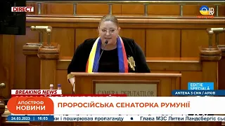 Сенаторка Румунії пропонує анексувати частину території України /РФ атакувала Донбас та Херсонщину