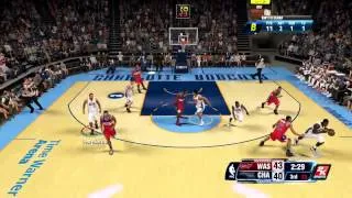 Michael Kidd-Gilchrist Gets Blocked From Behind By Trevor Ariza - LOL - NBA 2K14 - PS4