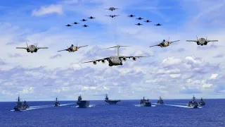 War Begins (Sep 28, 2021) US Sends Dozens of Warships & F 35s after Beijing attacks the US in SCS