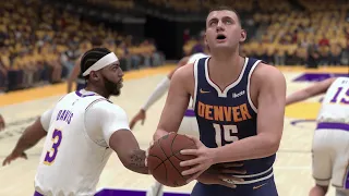 Los Angeles Lakers vs Denver Nuggets | NBA Playoffs 2024 Game 4 Full Game Highlights (NBA 2K24 Sim)