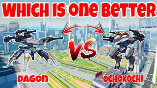 WR🔥Dagon VS Ochokochi Robots Weapon Comparison |WAR ROBOTS|