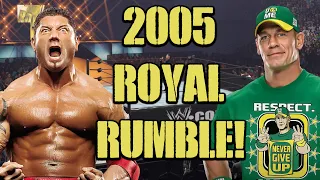 I Replayed The 2005 Royal Rumble & Had A STUNNING Finish!