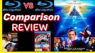 SeaQuest DSV Blu Ray Review Exclusive Image Comparisons Analysis of Complete TV Series Sets Unboxing