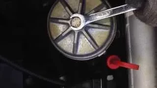 /// BMW 535i E34 engine M30 Oil change 10w30 17mm &13mm oil filter Oil Mobil