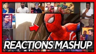 Spiderman PS4 E3 2016 Official Trailer Reaction's Mashup (Gamers React)