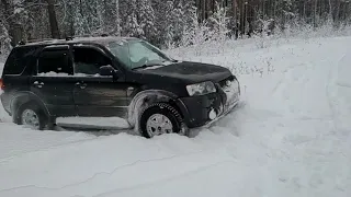 FORD MAVERICK | BMW X3 | KIA SORENTO  в зимнем лесу по пухляку.