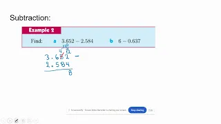 Add and subtract decimal numbers - 4