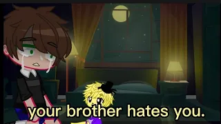 your brother hates you. ll FNAF AU ll evan afton angst ll fnaf 4 ll Micheal afton ll fredbear ll