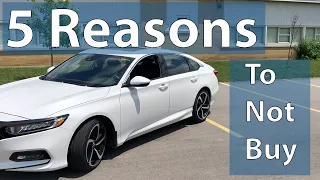 Accord Sport 2.0t 6M (5 Reasons to not buy!)