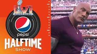 The Rock Pepsi Super Bowl LVI Halftime Show