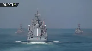 Navy Day parade rehearsals in Russia's Sevastopol