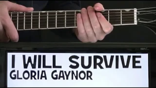 I Will Survive Guitar Tabs Gloria Gaynor Guitar Lesson & Chords Tutorial also by Cake