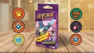 KEYFORGE #4: Волшебница Добрыдник vs Иллюзионист Блэйд | Играем в карточную игру