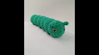 Caterpillar Crochet Tutorial and Free Pattern (No Sew)
