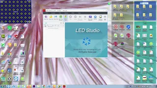 led Studio 12.65 changing the software display window dimension and displaying program