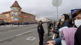 Военный парад на День Победы. 9 мая 2021, Белогорск.