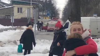 В Первомайском горит авто