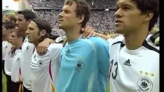 Lehmann - Germany vs Argentina anthem