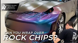 Can you Wrap over Rock Chips?