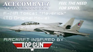 ACE COMBAT 7 - F-14A Tomcat "Maverick" (TG Original Movie) Skin | Top Gun Maverick DLC