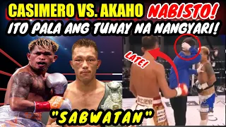 NABISTO! CASIMERO vs AKAHO ito pala Tunay Nangyari! grabe SABWATAN!