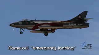 Flame out - Emergency landing Jet World Masters Jämijärvi