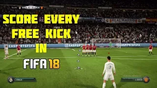 Fifa 18 All Free Kicks Tutorial | Playstation & Xbox | Trivela, Driven & More!!