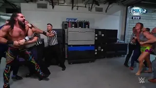 Seth Rollins & Riddle se atacan camino a Extreme Rules 2022 - WWE Raw 19/09/2022 (En Español)