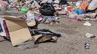 Trash piled up at Houston apartments finally cleaned up