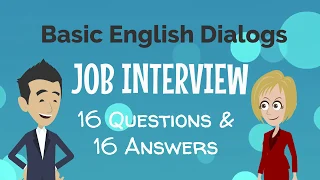 Basic English Dialogs Job Interview