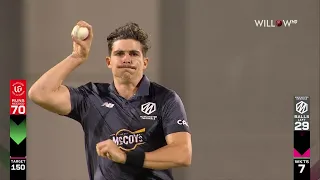 Sean Abbott 4 wickets vs Welsh Fire | 16th Match - Manchester Originals vs Welsh Fire