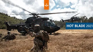 Het Defensie Helikopter Commando en 11 Luchtmobiele Brigade trainen samen in Portugal