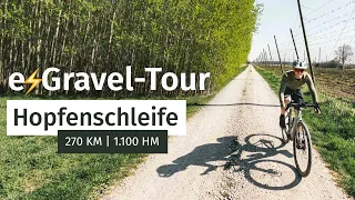 Starke E-Gravel-Bike Tour aus München: Hopfenschleife in Oberbayern (270 km) |  Wasser-Radlwege